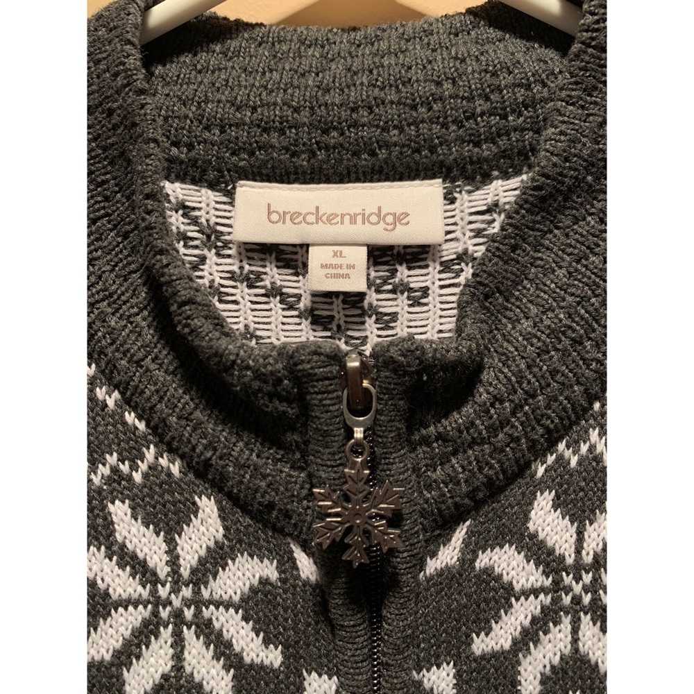 Patterned Sweater Jacket - Picture 3 of 4